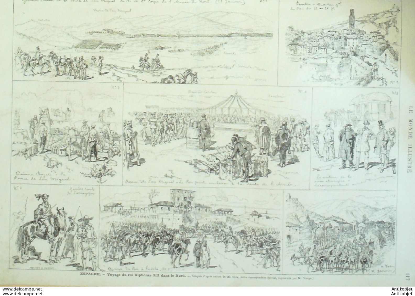Le Monde illustré 1875 n°930 Chine Tonkin Haî-Phon Monaco (98) Chili Santiago Philadelphie