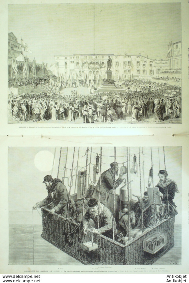 Le Monde Illustré 1875 N°938 Sénégal Mouit St-Louis Boumdou Marabout Amadou Sekou L'île St-Paul - 1850 - 1899