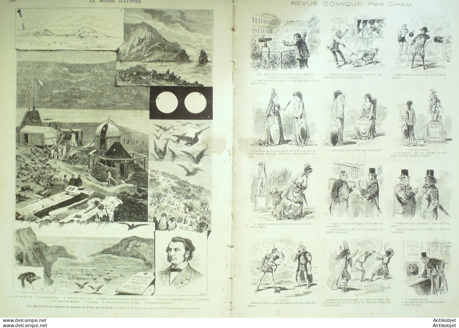 Le Monde Illustré 1875 N°938 Sénégal Mouit St-Louis Boumdou Marabout Amadou Sekou L'île St-Paul - 1850 - 1899