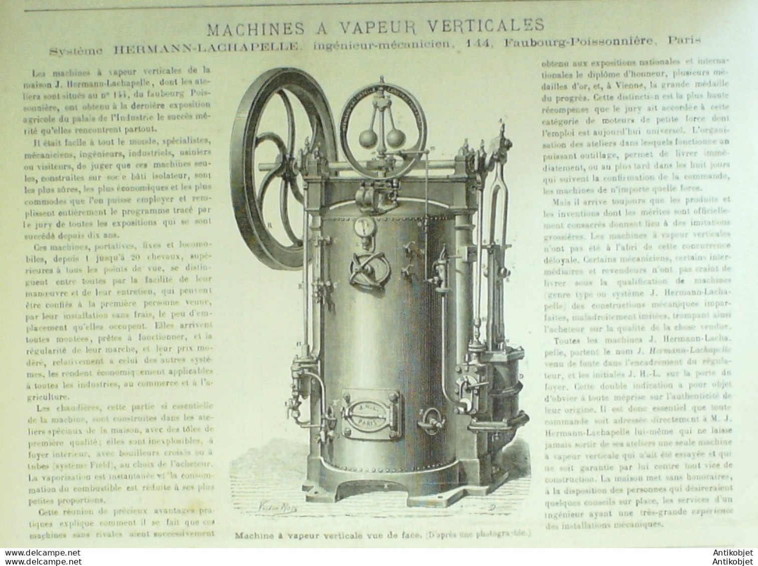 Le Monde Illustré 1875 N°938 Sénégal Mouit St-Louis Boumdou Marabout Amadou Sekou L'île St-Paul - 1850 - 1899