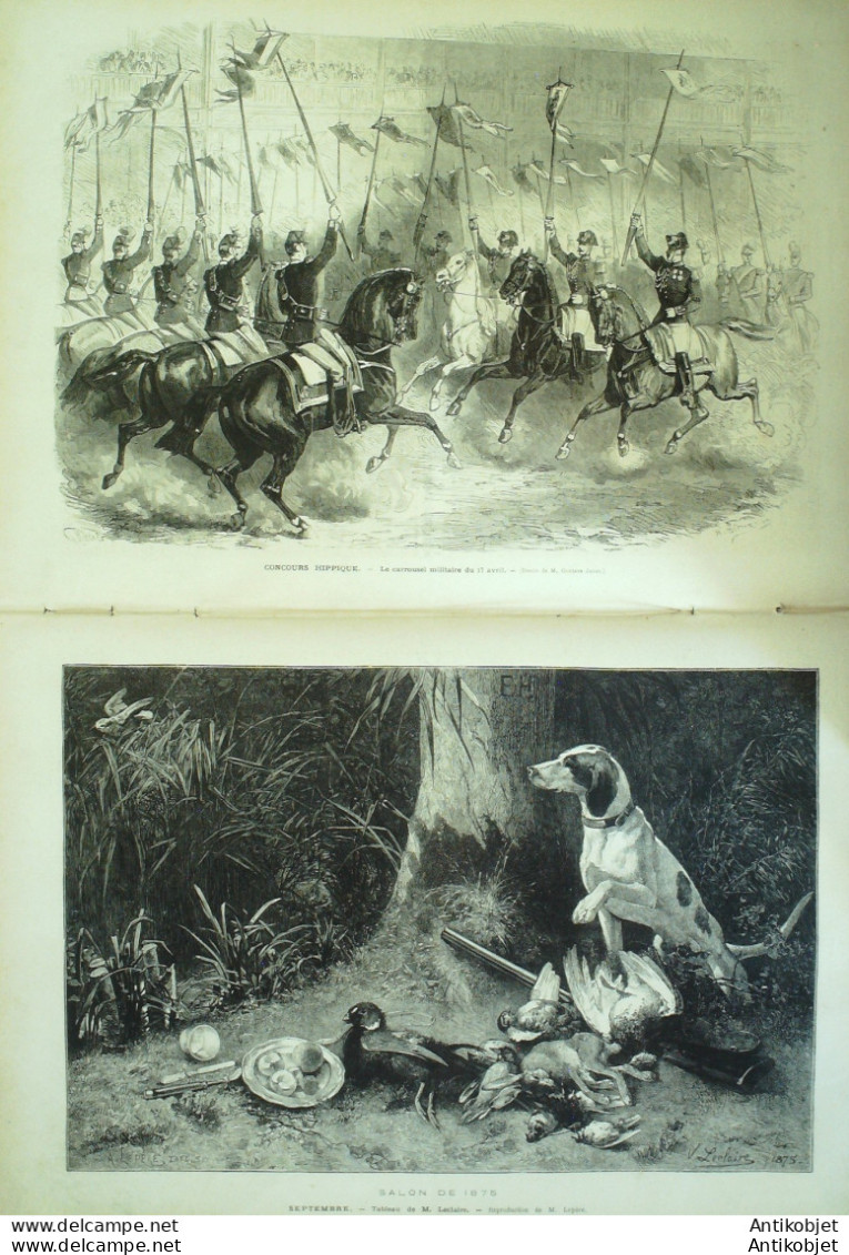 Le Monde Illustré 1875 N°942 Belgique Malines Italie Venise Catastrophe Du Zenith - 1850 - 1899