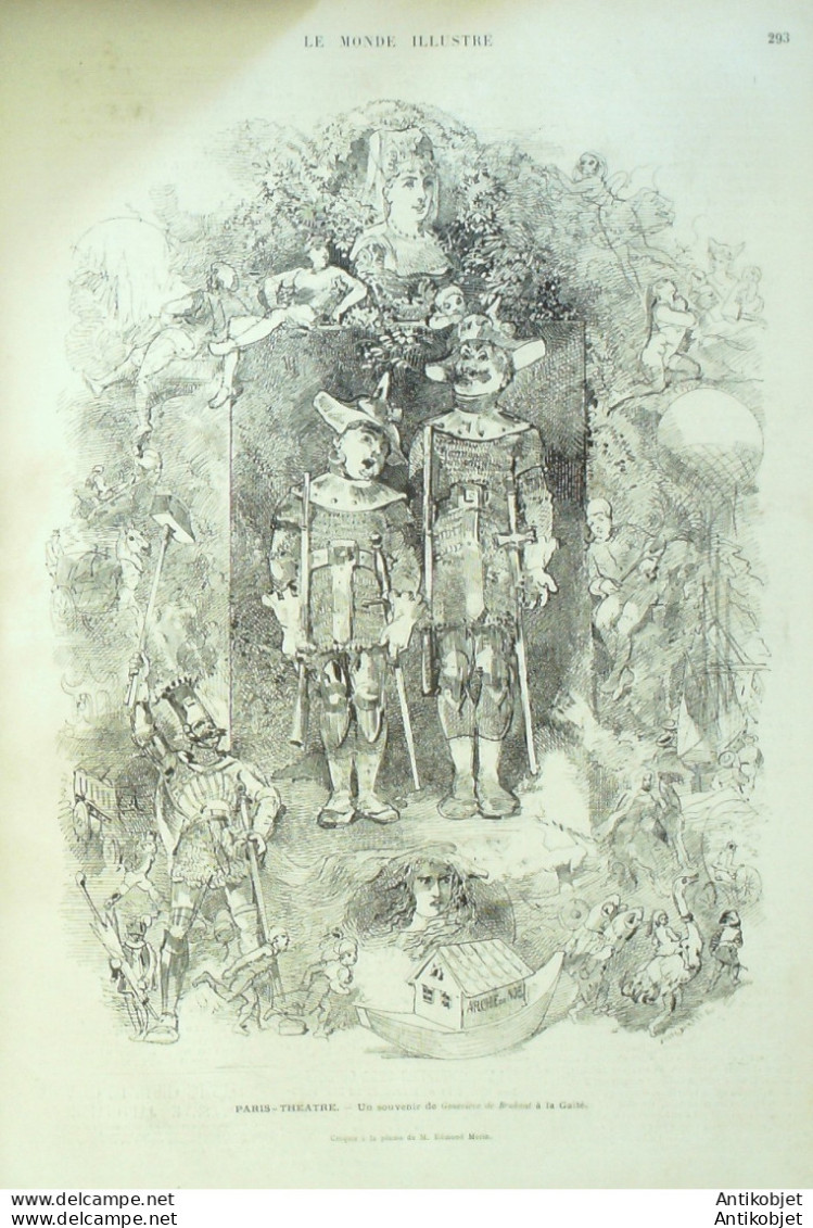 Le Monde Illustré 1875 N°943 Sénégal St-Louis Lat Dior N'Goné Roi De Cayor Marseille (13) Dinan (35) - 1850 - 1899