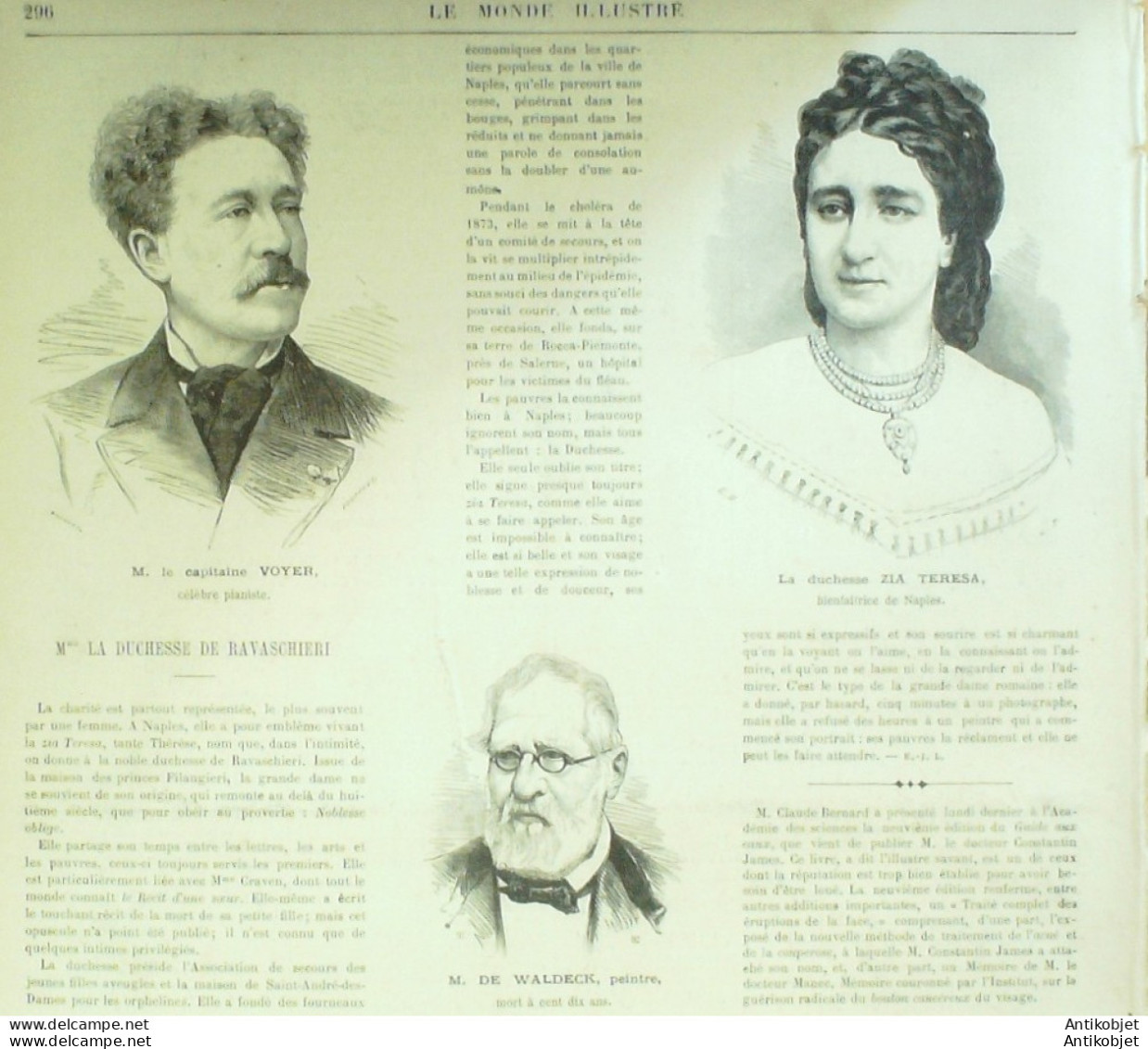 Le Monde Illustré 1875 N°943 Sénégal St-Louis Lat Dior N'Goné Roi De Cayor Marseille (13) Dinan (35) - 1850 - 1899