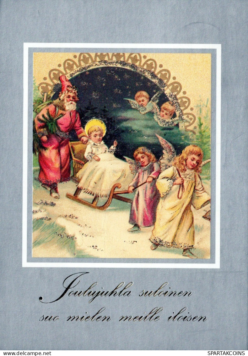 ANGE NOËL Vintage Carte Postale CPSM #PAH721.A - Angels