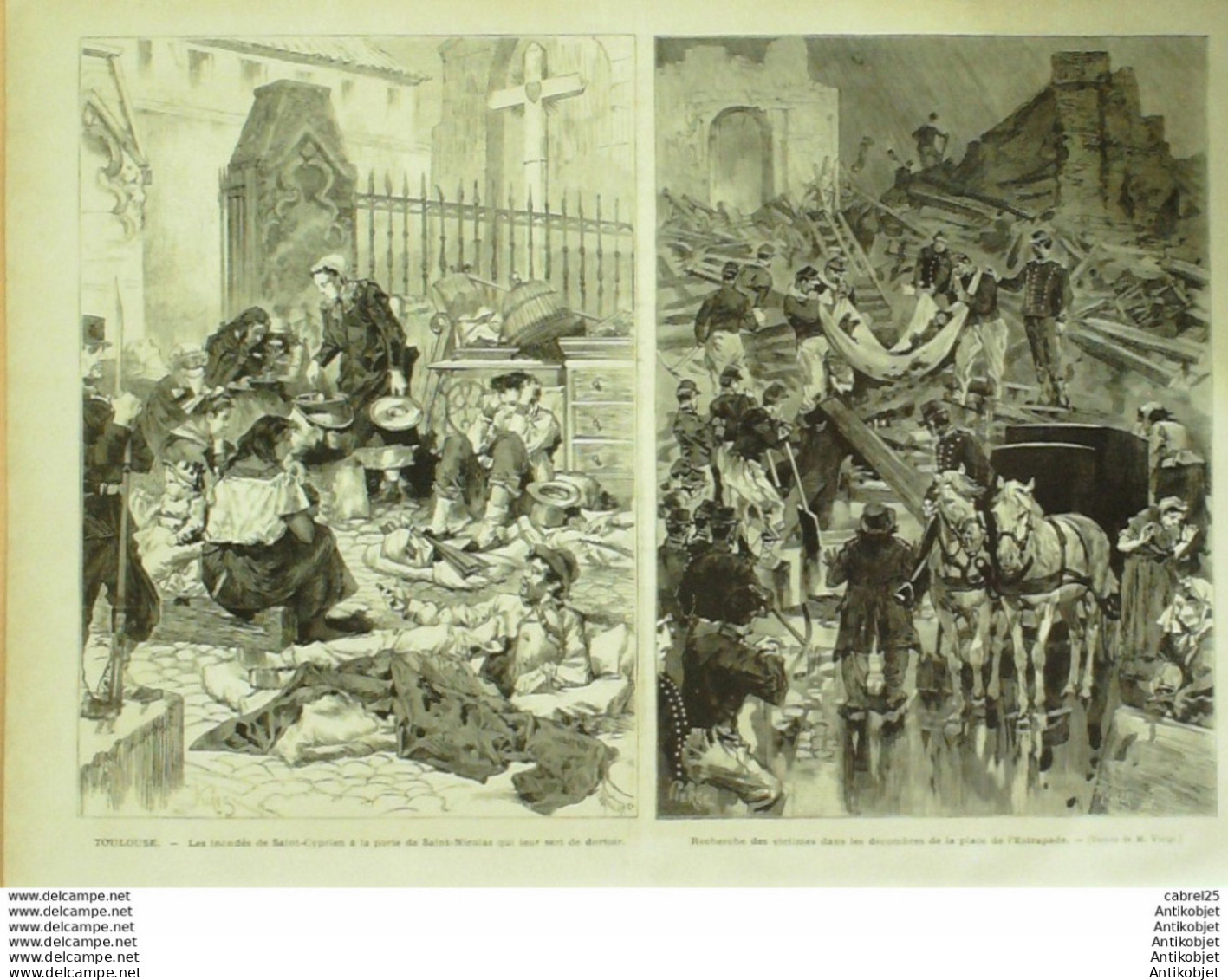 Le Monde Illustré 1875 N°952 Agen (47) Bagneres-de-Bigorre (65) Toulouse (31) Foix (09) Agen (47) - 1850 - 1899