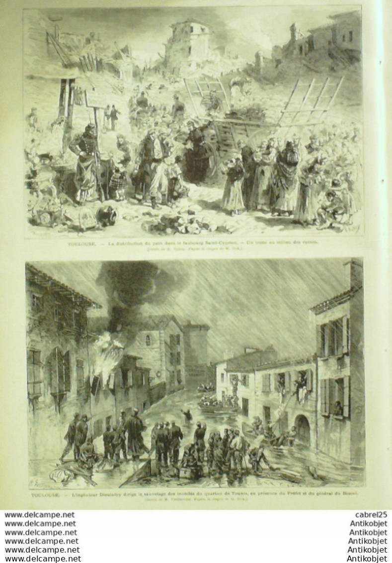 Le Monde Illustré 1875 N°952 Agen (47) Bagneres-de-Bigorre (65) Toulouse (31) Foix (09) Agen (47) - 1850 - 1899