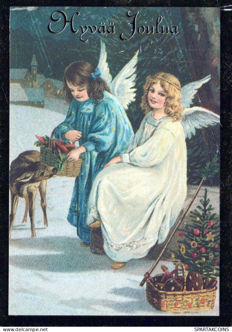 ANGEL CHRISTMAS Holidays Vintage Postcard CPSM #PAH478.A - Anges