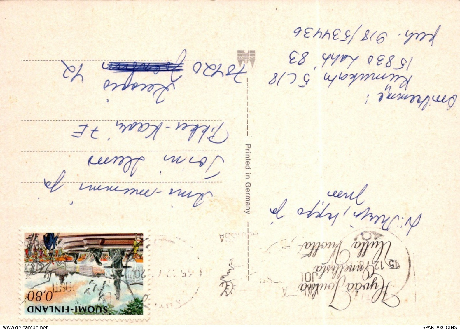 ANGE NOËL Vintage Carte Postale CPSM #PAH362.A - Anges