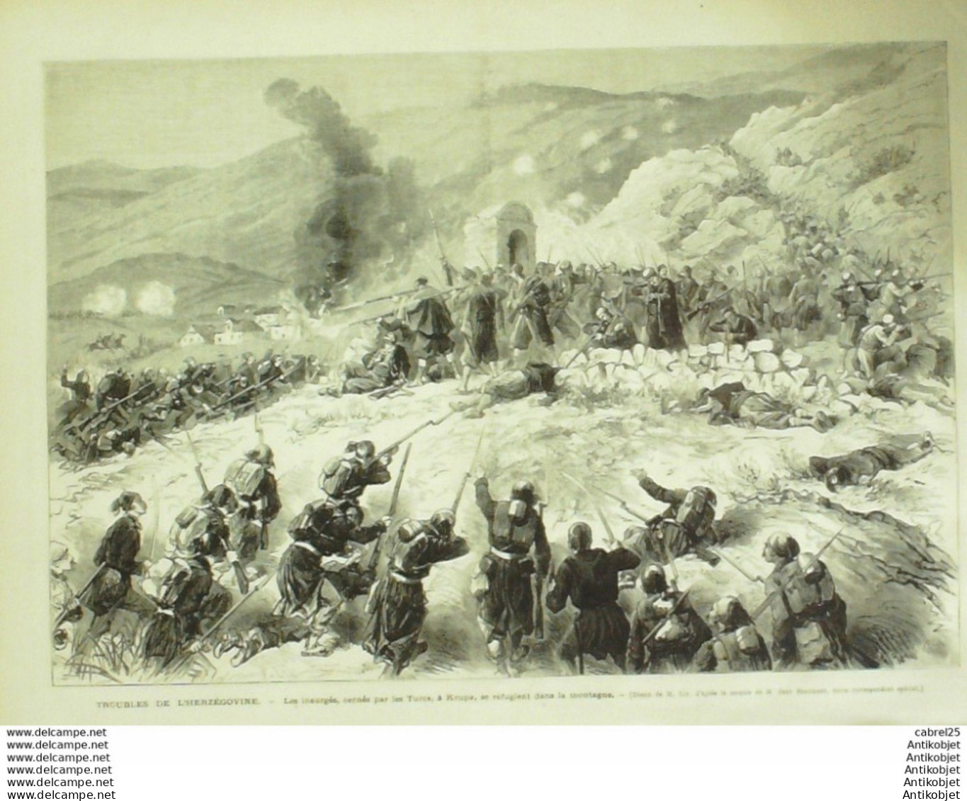 Le Monde Illustré 1875 N°961 St Malo Combourg (35) Espagne Soe De Urgel Herzégovie Krupa Nantes (44) Brest (29 - 1850 - 1899