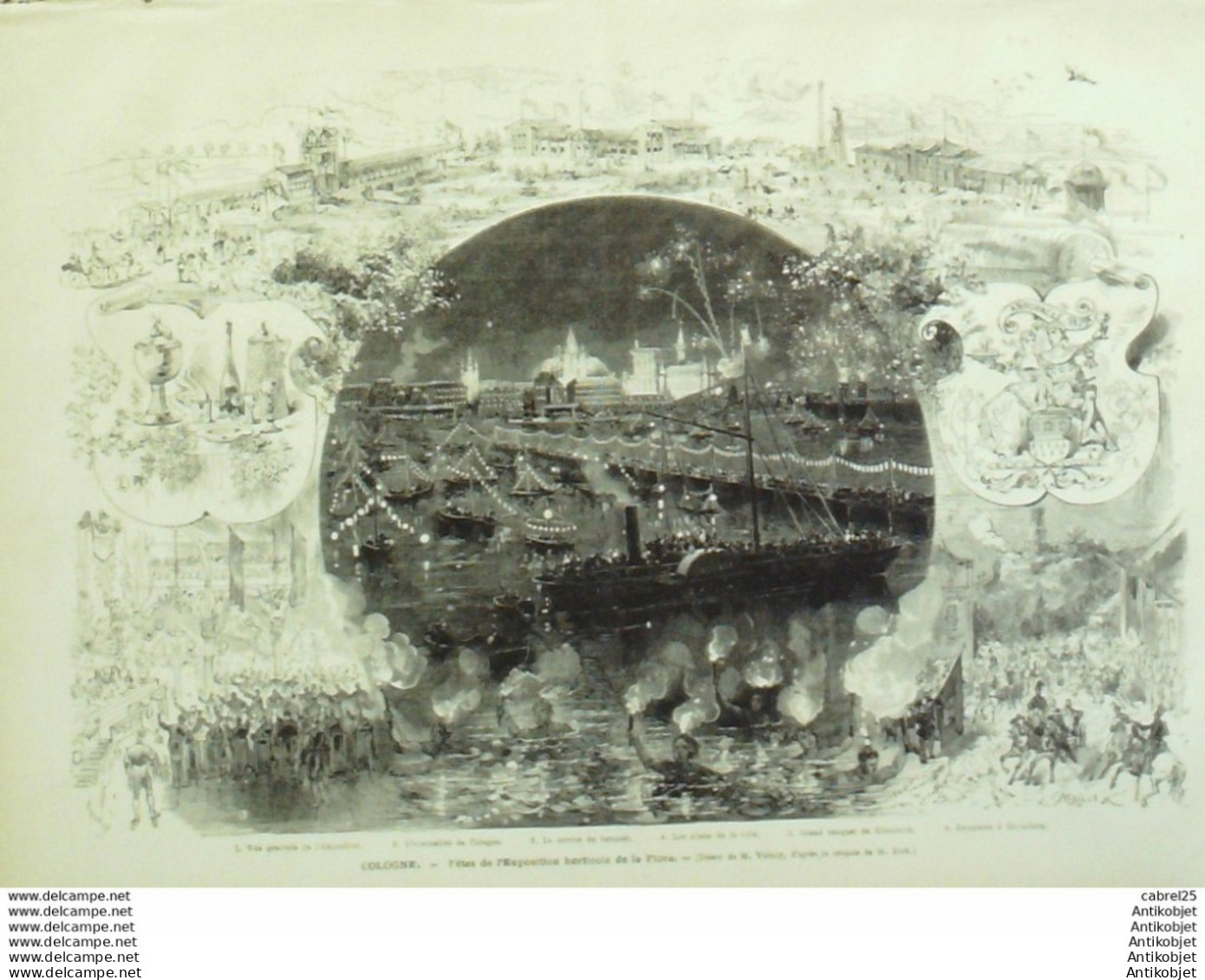 Le Monde Illustré 1875 N°962 Italie Florence Herzégovie Mostar Autriche Jasenovac Mont St Michel (50) Pays Bas Atschin - 1850 - 1899