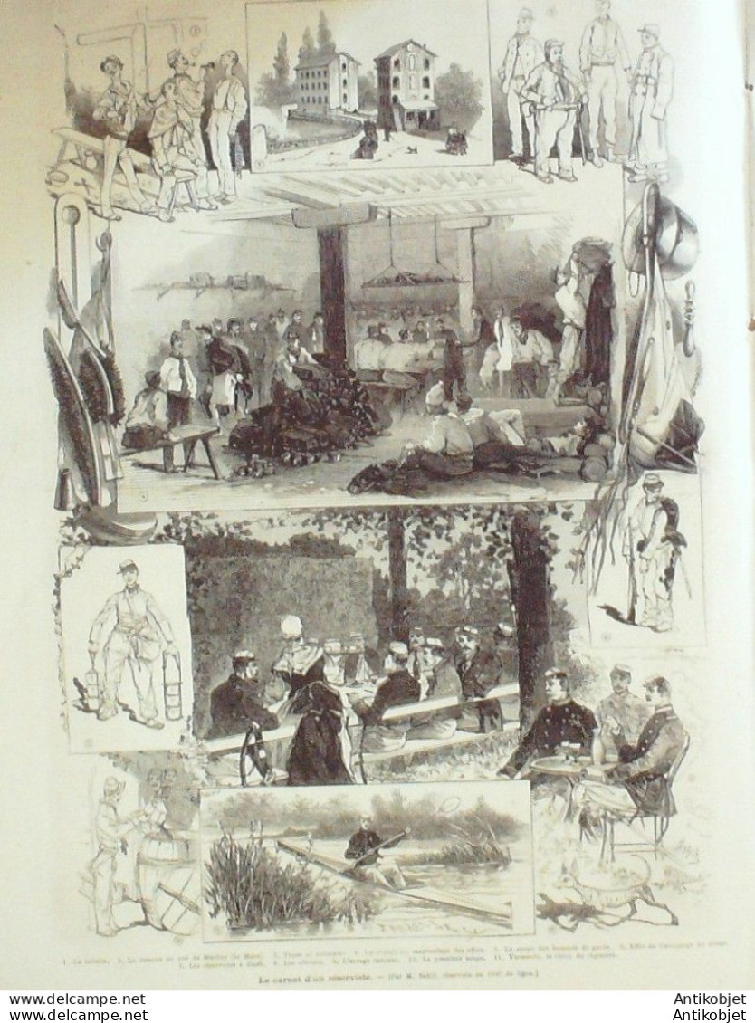 Le Monde Illustré 1875 N°966 Soissons (02) Brest (29) Telescope L'observatoire Carpeaux St-Denis (93) - 1850 - 1899