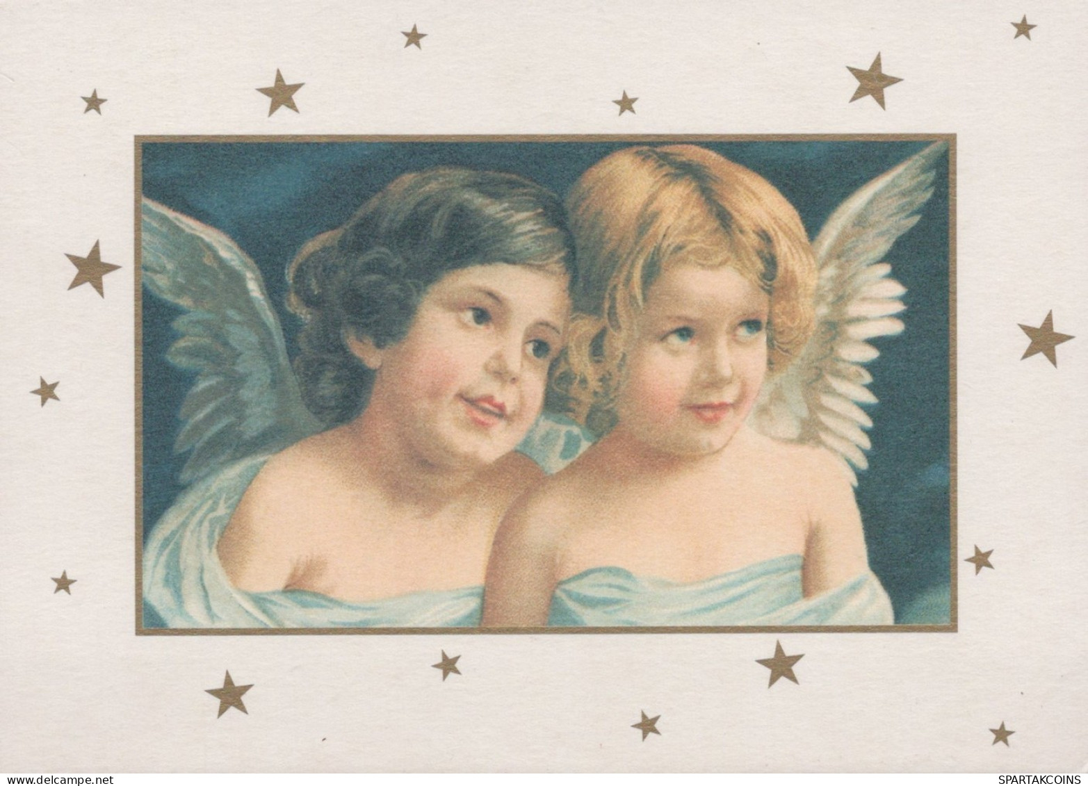 ANGELO Buon Anno Natale Vintage Cartolina CPSM #PAH211.A - Anges