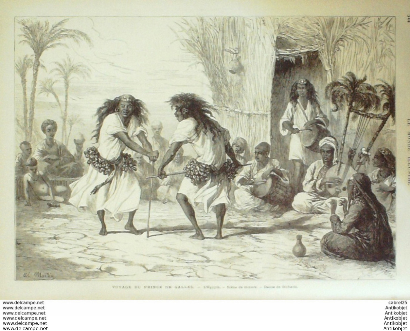 Le Monde Illustré 1875 N°972 Lyon (69) Le Havre (76) Toulon (83) La Victorieuse Inde Bombay Charmeur De Serpents Bichari - 1850 - 1899