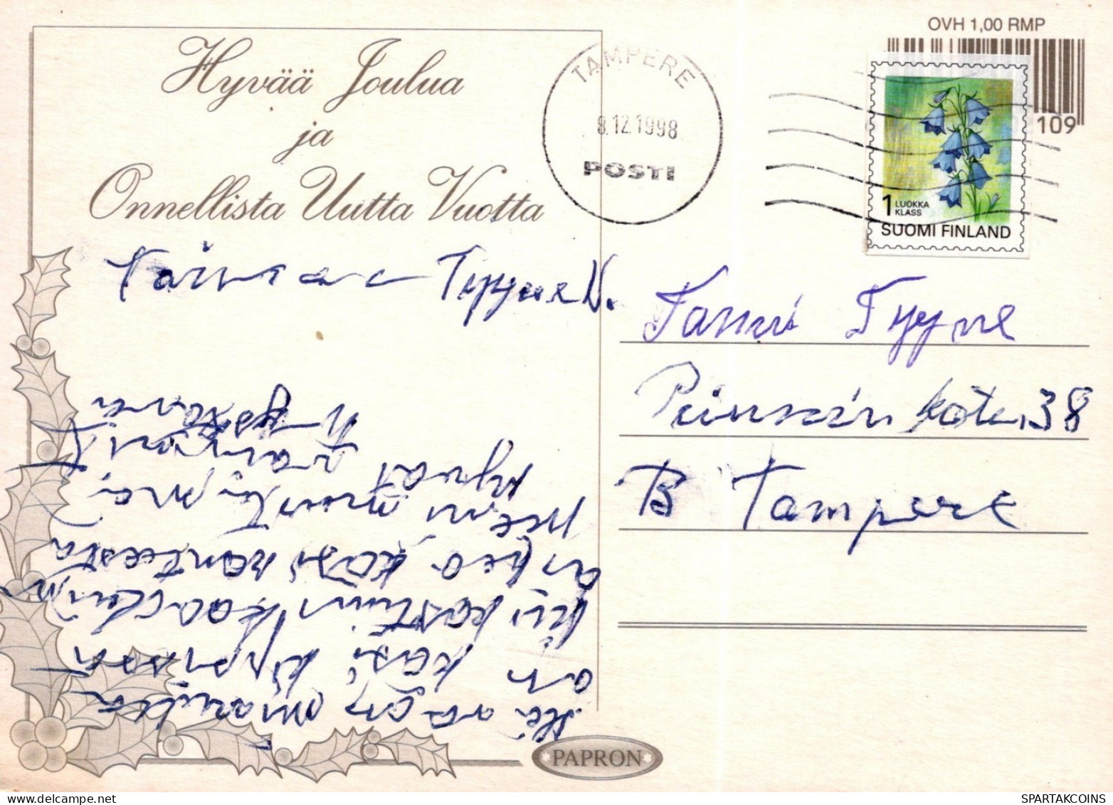 ANGE NOËL Vintage Carte Postale CPSM #PAH187.A - Anges