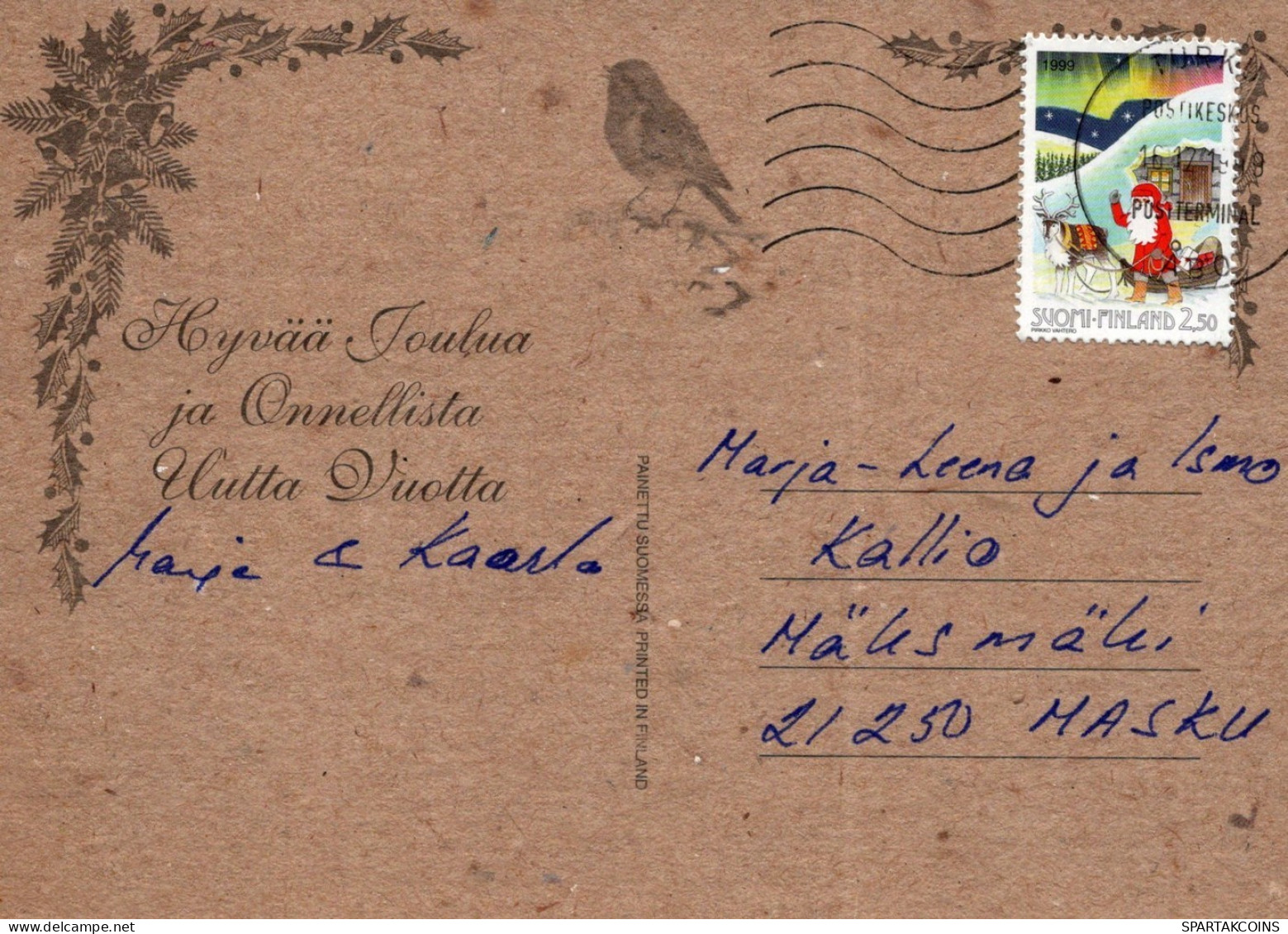 ANGE NOËL Vintage Carte Postale CPSM #PAH032.A - Anges