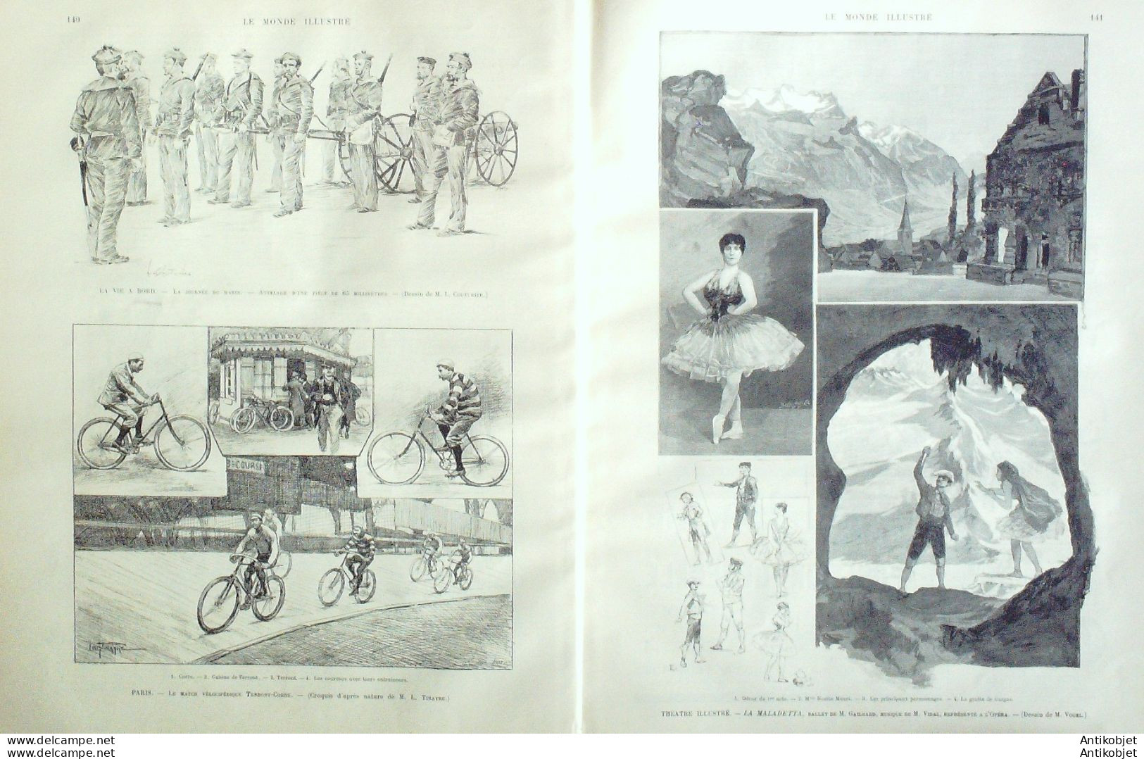 Le Monde Illustré 1893 N°1875 Iles Hawaii Volcan Kilauea Jules Ferry - 1850 - 1899