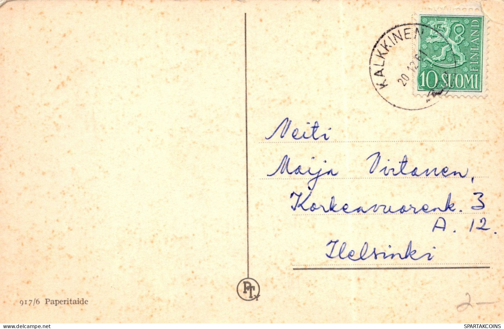 ÁNGEL NAVIDAD Vintage Tarjeta Postal CPSMPF #PAG843.A - Engel