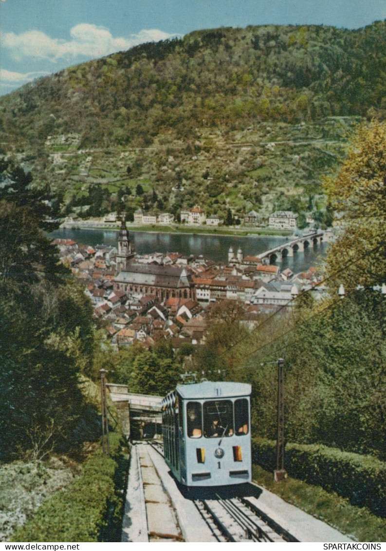 Transport FERROVIAIRE Vintage Carte Postale CPSM #PAA655.A - Trains