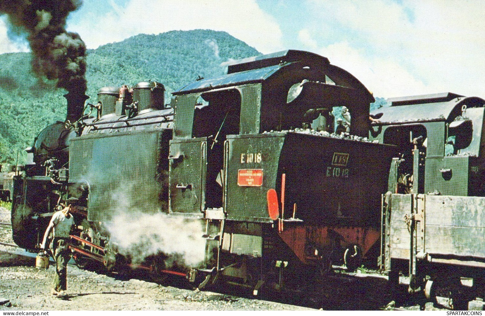 TRAIN RAILWAY Transport Vintage Postcard CPSMF #PAA532.A - Trains