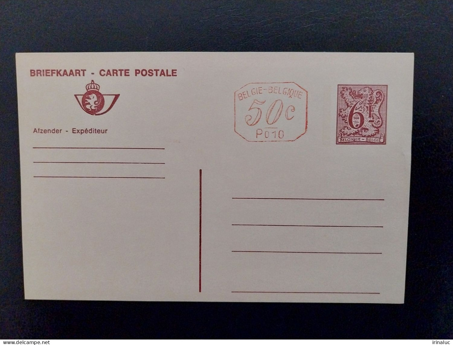Briefkaart 189-II P010M - Cartes Postales 1951-..