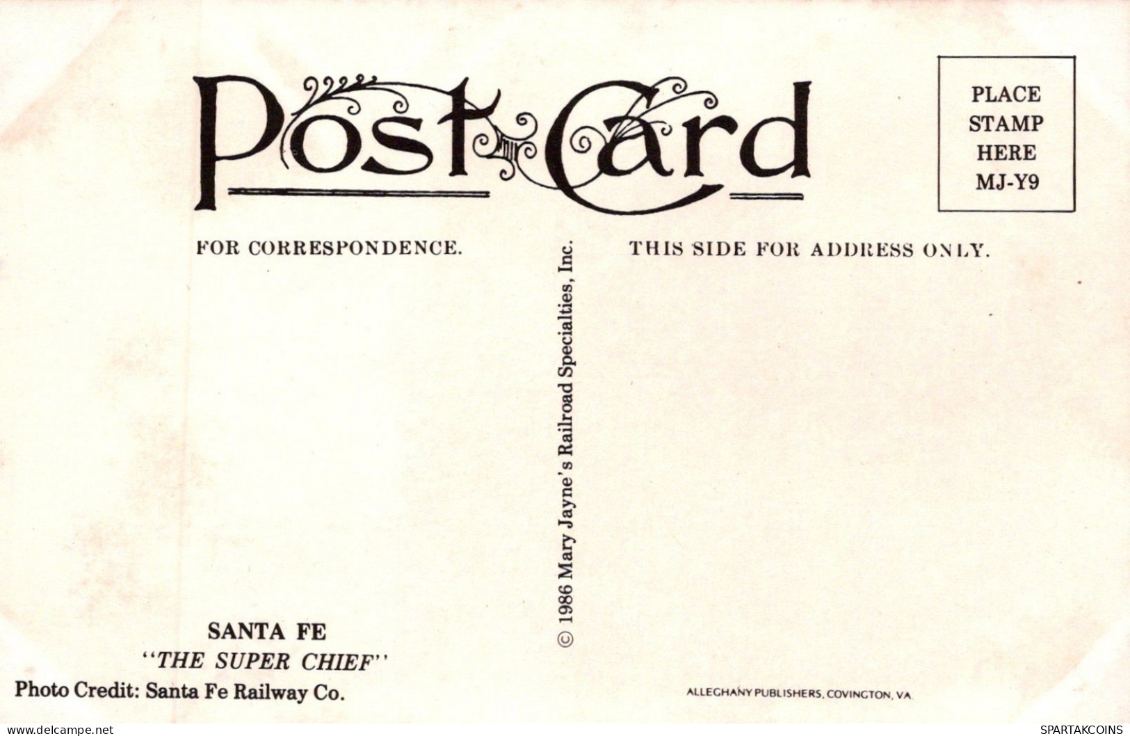 TREN TRANSPORTE Ferroviario Vintage Tarjeta Postal CPSMF #PAA372.A - Treinen