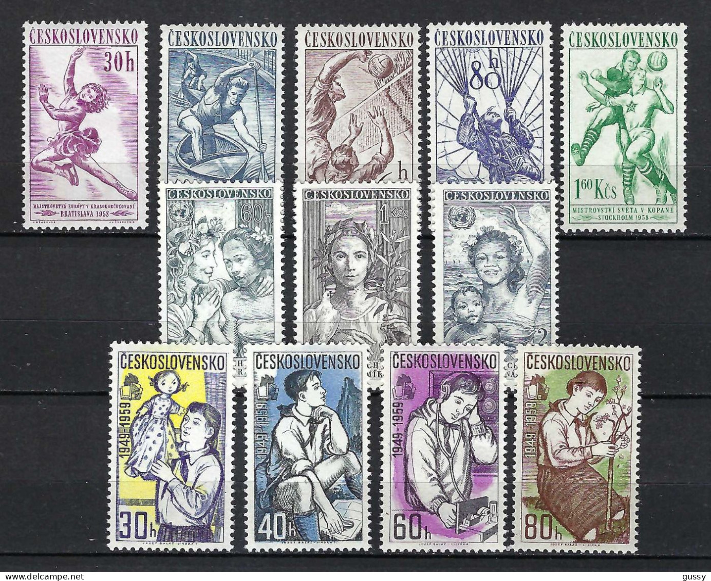TCHECOSLOVAQUIE Ca.1945-50: Lot De Neufs* - Unused Stamps