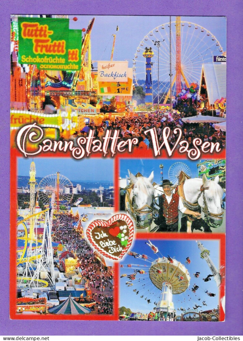 Germany Stuttgart Cannstatter Wasen Beer Festival Carnival Funfair Volksfest - Stuttgart