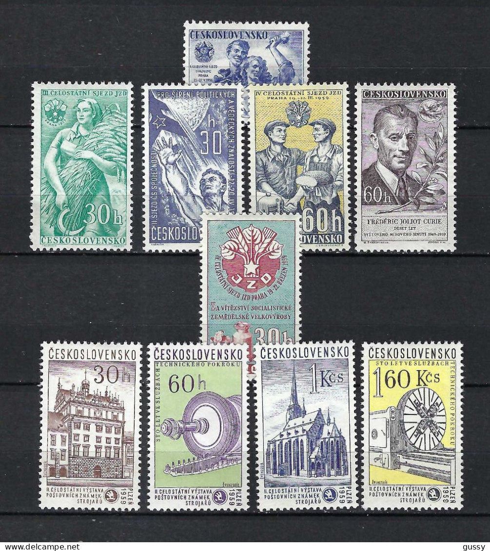 TCHECOSLOVAQUIE Ca.1945-50: Lot De Neufs* - Unused Stamps