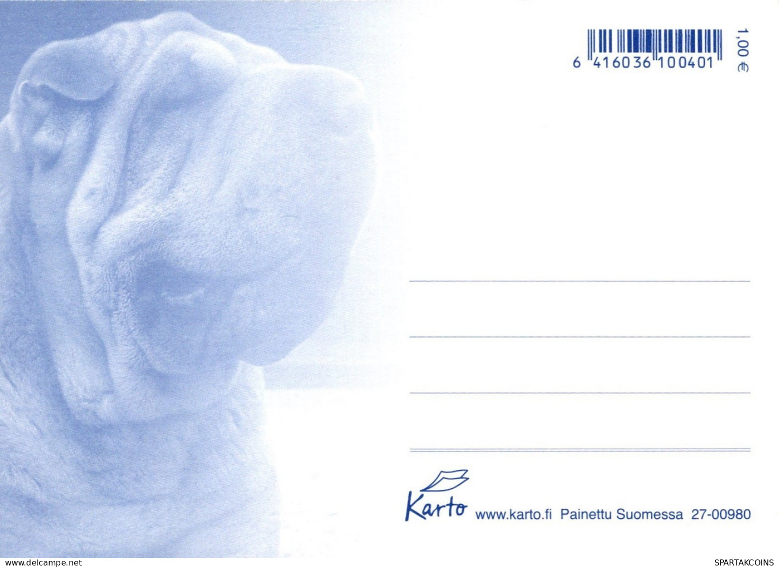 PERRO Animales Vintage Tarjeta Postal CPSM #PAN718.A - Dogs