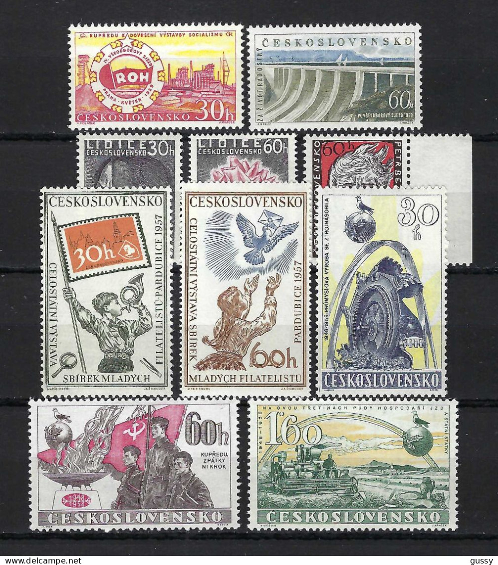 TCHECOSLOVAQUIE Ca.1945-50: Lot De Neufs* - Unused Stamps