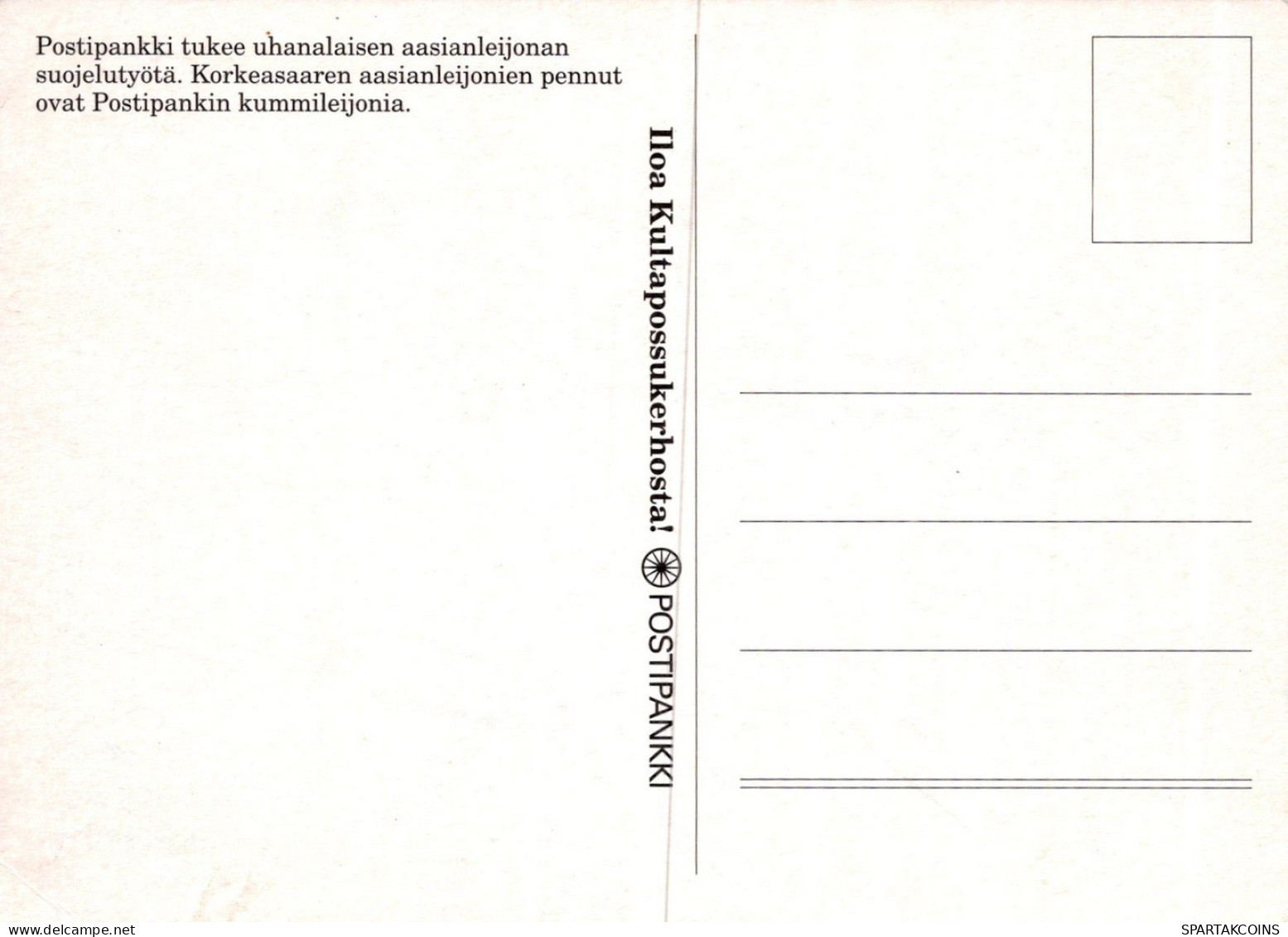 LION GROS CHAT Animaux Vintage Carte Postale CPSM Unposted #PAM004.A - Leones