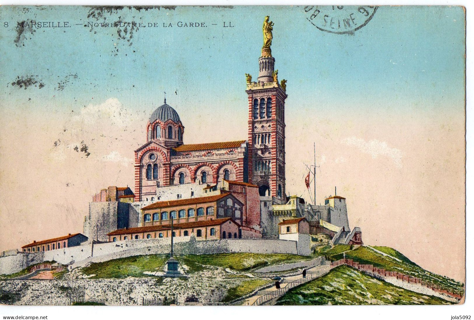 13 / MARSEILLE - Notre-Dame De La Garde - Notre-Dame De La Garde, Funicular Y Virgen