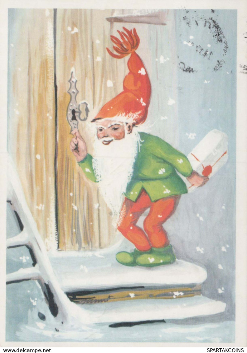 WEIHNACHTSMANN SANTA CLAUS Neujahr Weihnachten Vintage Ansichtskarte Postkarte CPSM #PBL442.A - Santa Claus