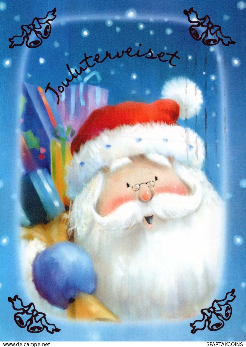 PÈRE NOËL Bonne Année Noël Vintage Carte Postale CPSM #PBL401.A - Santa Claus