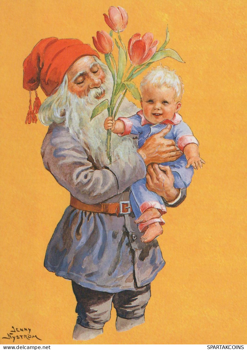 PÈRE NOËL Bonne Année Noël Vintage Carte Postale CPSM #PBL041.A - Santa Claus