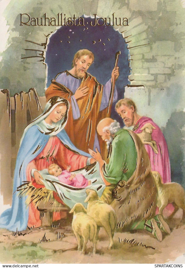 Vierge Marie Madone Bébé JÉSUS Noël Religion #PBB710.A - Virgen Maria Y Las Madonnas