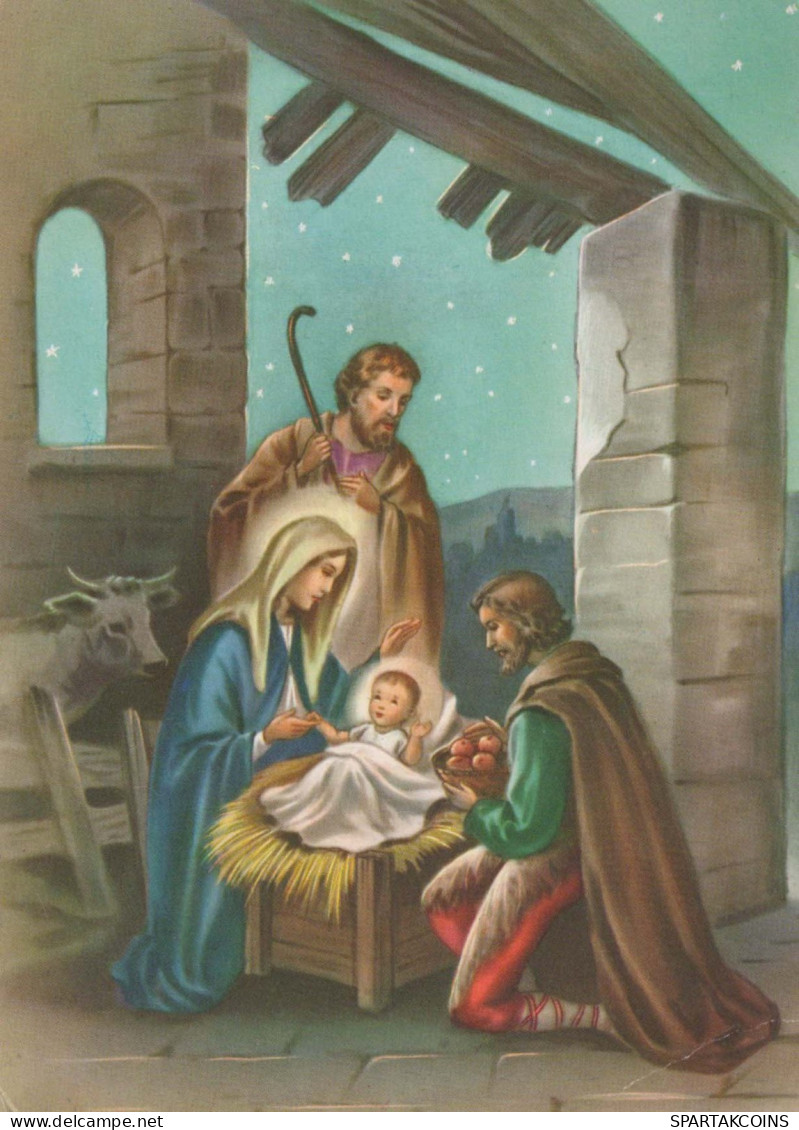 Vierge Marie Madone Bébé JÉSUS Noël Religion #PBB685.A - Vergine Maria E Madonne