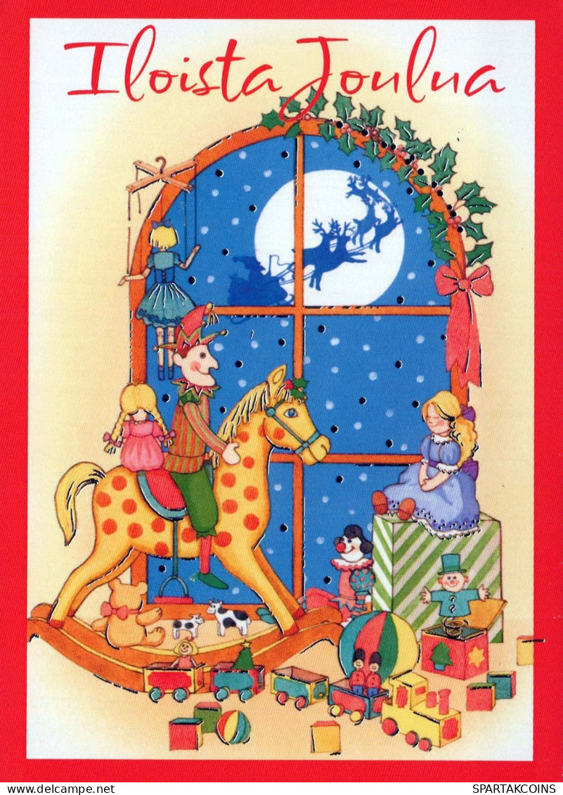 Happy New Year Christmas CHILDREN Vintage Postcard CPSM #PAZ915.A - Anno Nuovo