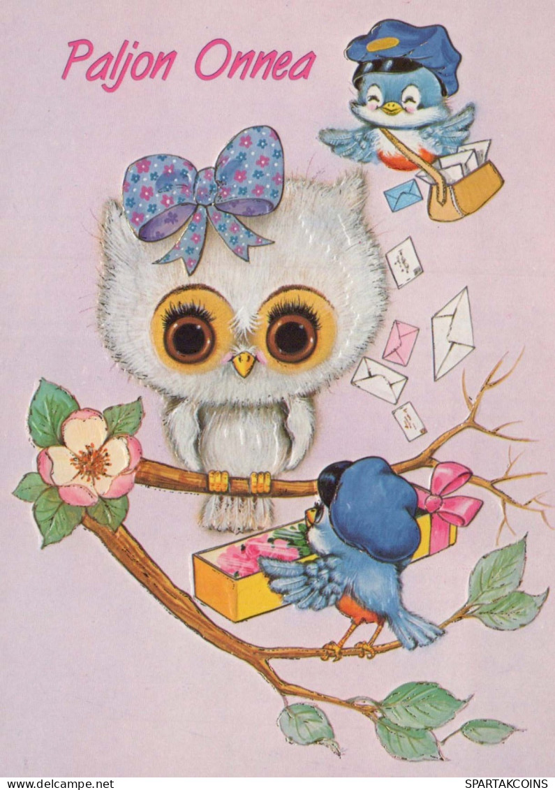 OISEAU Animaux Vintage Carte Postale CPSM #PBR722.A - Oiseaux