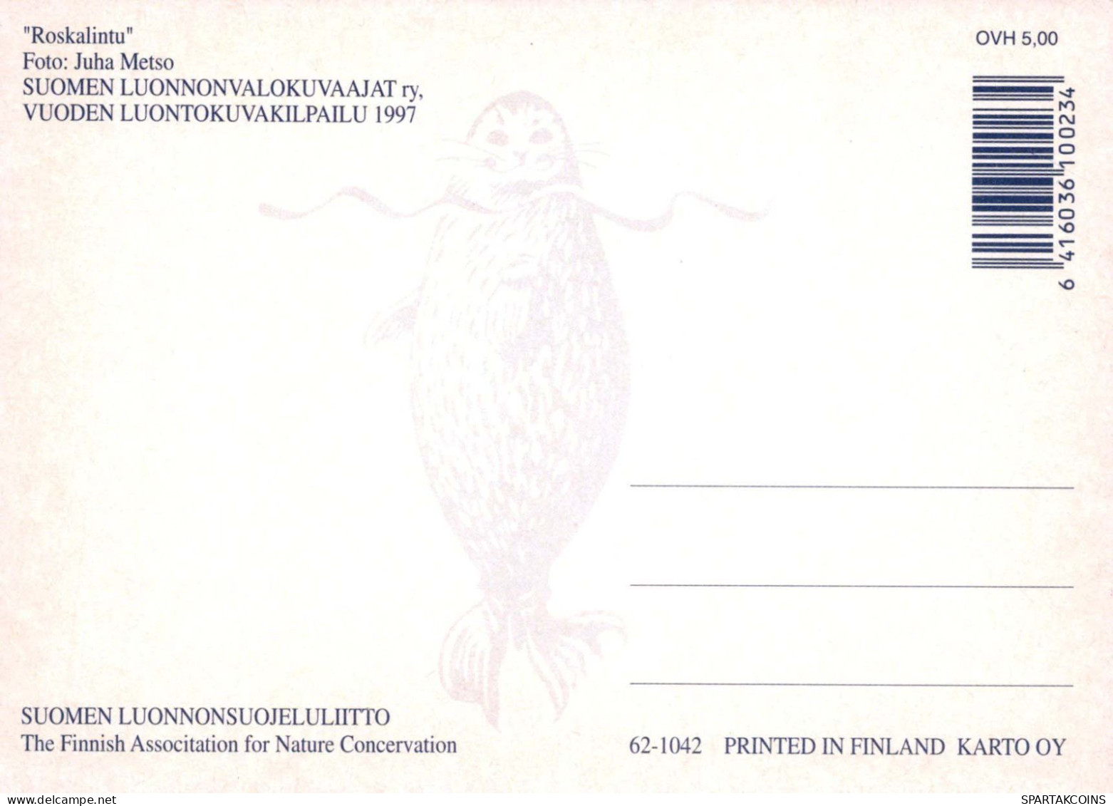 VOGEL Tier Vintage Ansichtskarte Postkarte CPSM #PBR558.A - Oiseaux