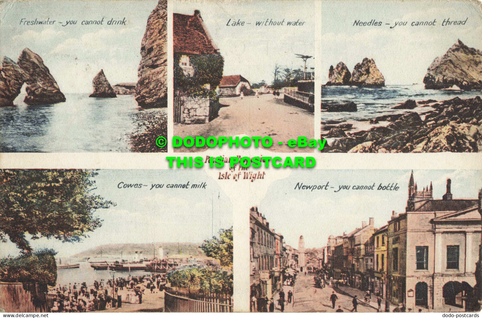 R561255 Peculiar Properties Of The Isle Of Wight. Cowes. Newport. Needles. Multi - Monde