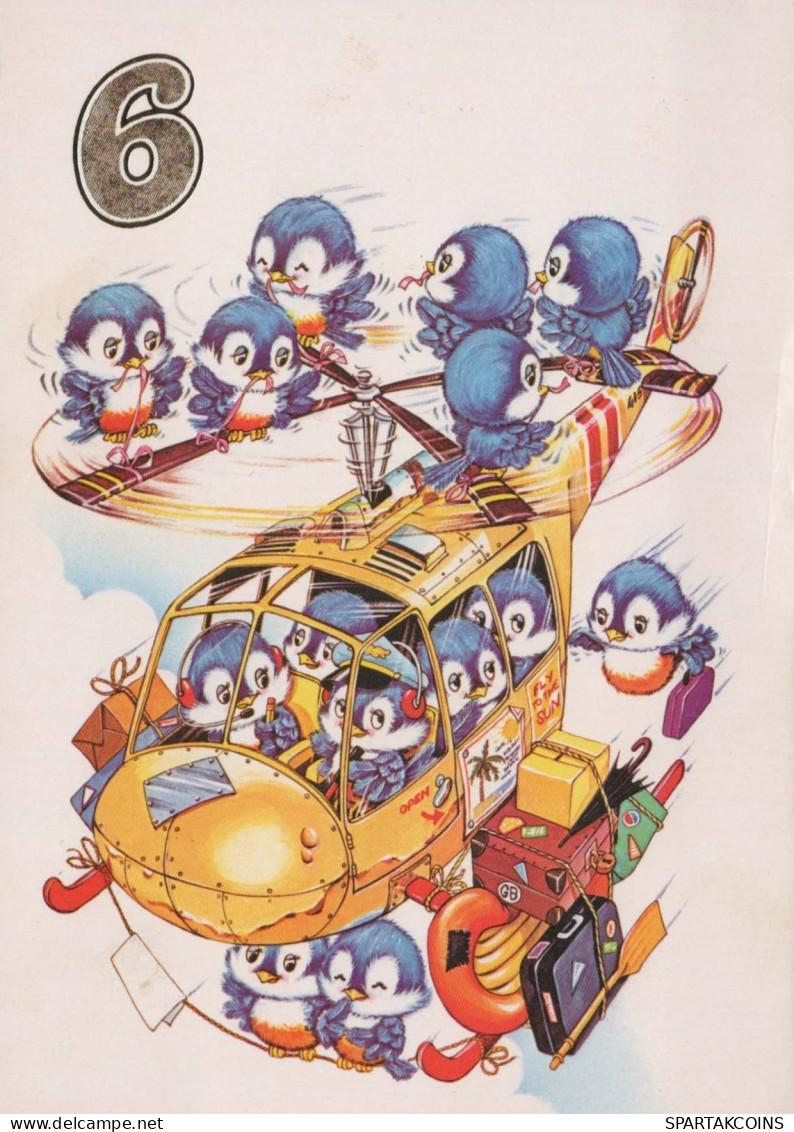 UCCELLO Animale Vintage Cartolina CPSM #PBR496.A - Vögel