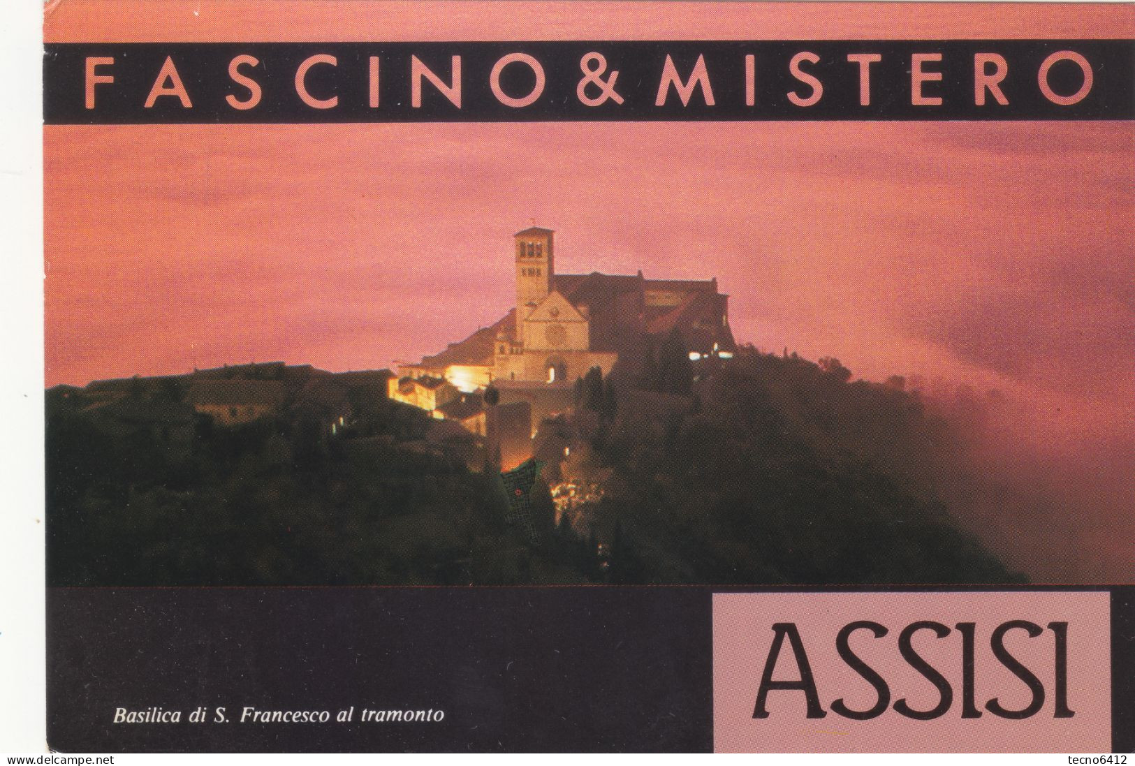 Assisi(perugia) - Basilica Di San Francesco Al Tramonto - Viaggiata - Perugia