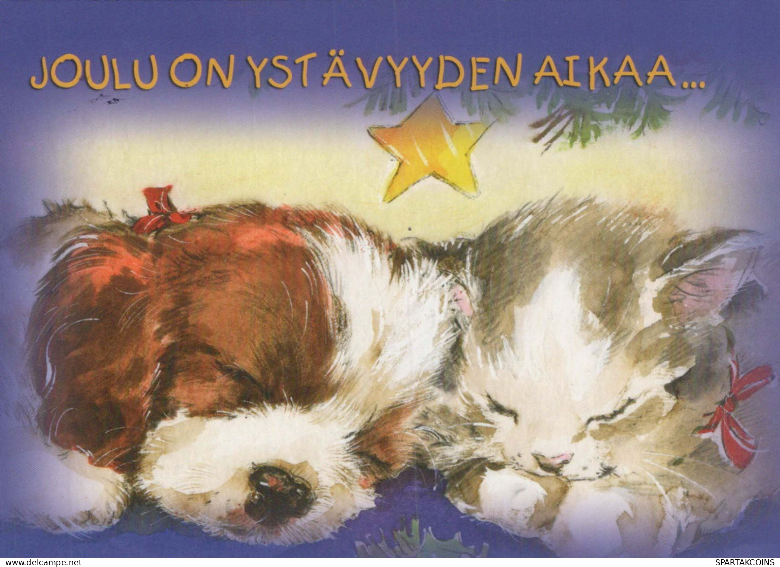 CHIEN Animaux Vintage Carte Postale CPSM #PBQ496.A - Dogs