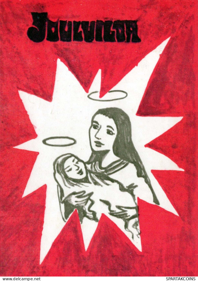 Virgen Mary Madonna Baby JESUS Religion Vintage Postcard CPSM #PBQ298.A - Vergine Maria E Madonne