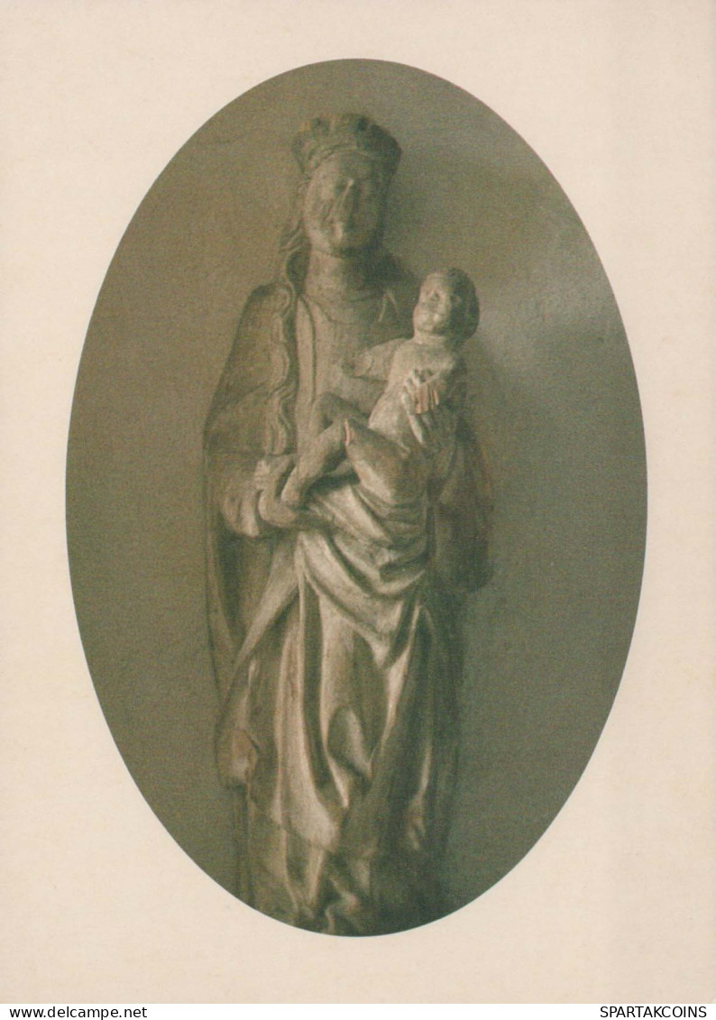 Vergine Maria Madonna Gesù Bambino Religione Vintage Cartolina CPSM #PBQ260.A - Virgen Maria Y Las Madonnas