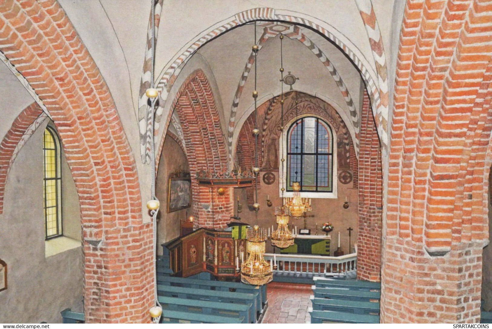 CHURCH Christianity Religion Vintage Postcard CPSM #PBQ223.A - Churches & Convents