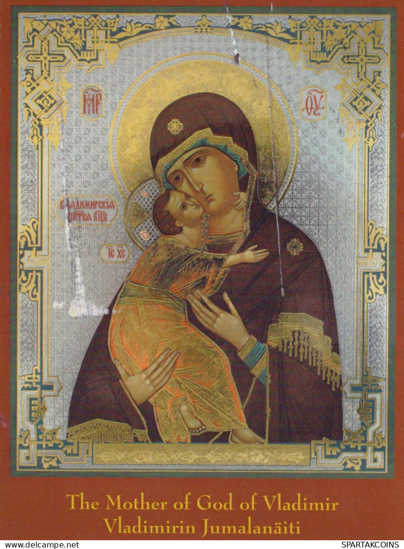 Virgen Mary Madonna Baby JESUS Religion Vintage Postcard CPSM #PBQ178.A - Jungfräuliche Marie Und Madona