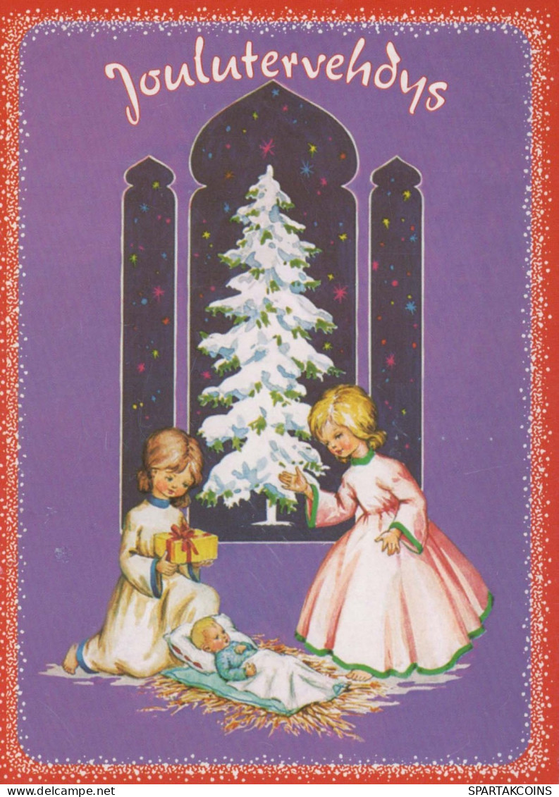 JESUCRISTO Niño JESÚS Navidad Religión Vintage Tarjeta Postal CPSM #PBP718.A - Jésus