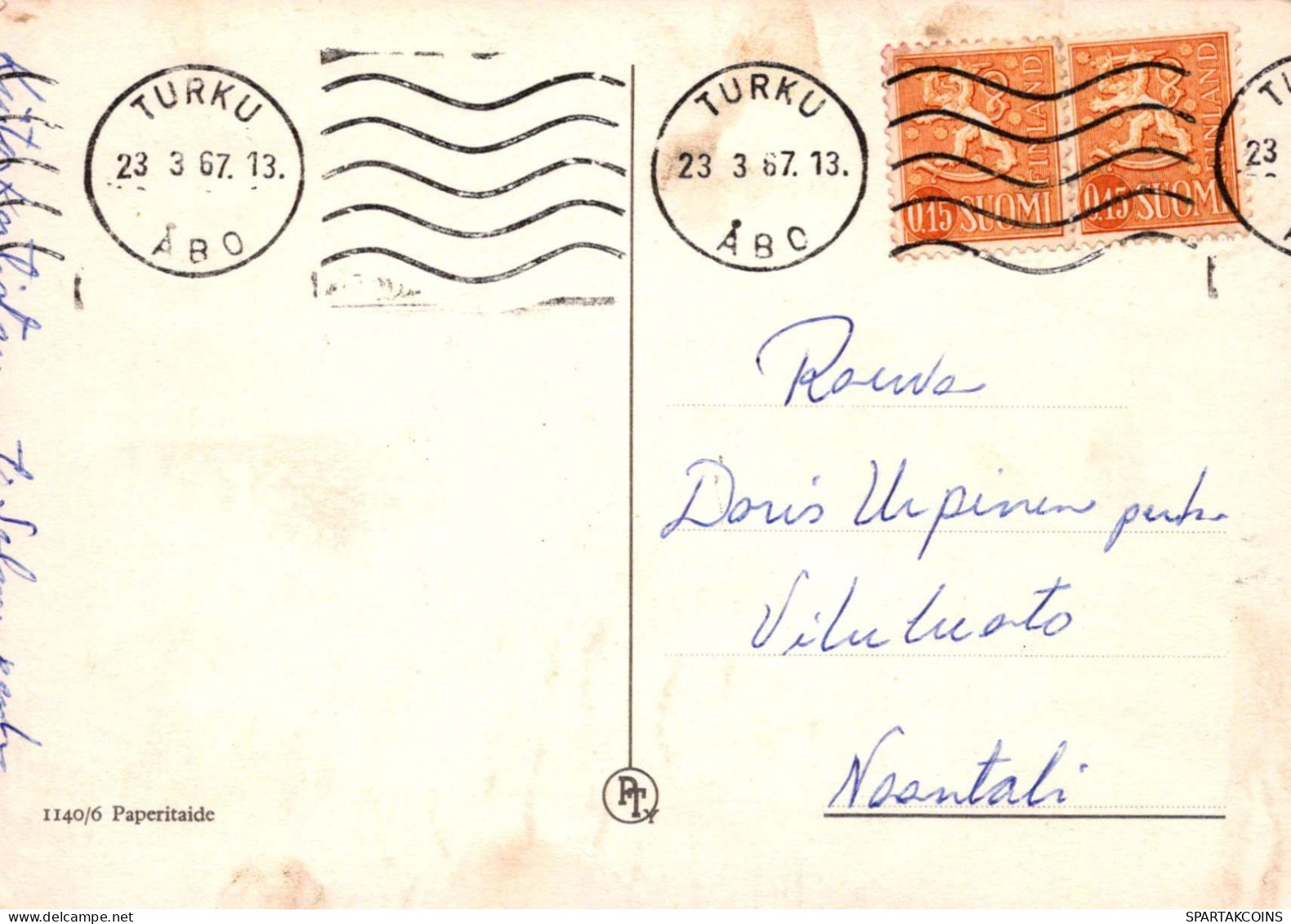 PÂQUES POULET ŒUF Vintage Carte Postale CPSM #PBP245.A - Ostern
